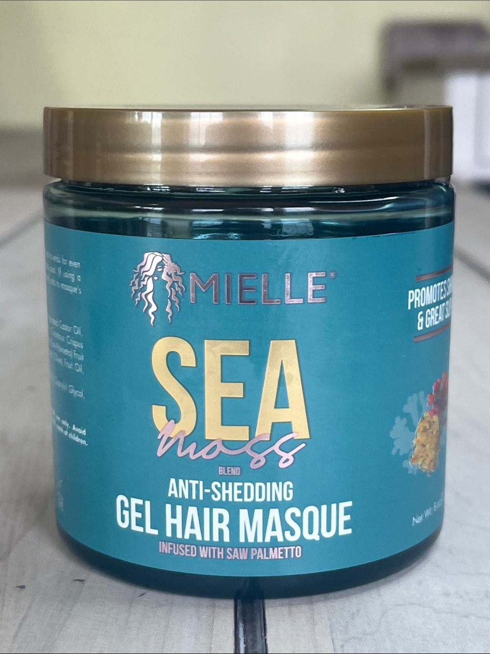 Mielle Sea Moss Blend Anti-Shedding Gel Hair Masque - 8 oz